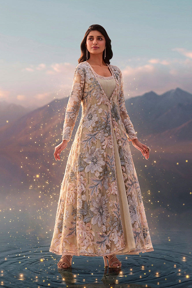 anarkali dress with long jacket Long Jacket Jacket Style Anarkali Suits Indian Jacket Suit For Ladies Anarkali  Suit Indian Long Jacket