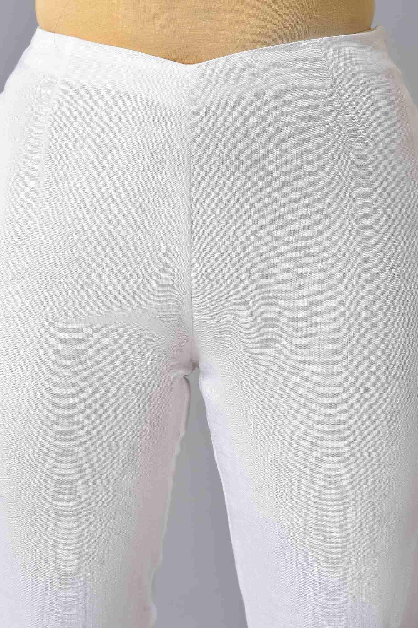 Ecru Placement Print kurta Set - wforwoman